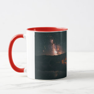 campfire night sky mug