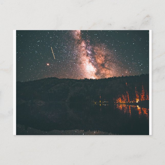 campfire night sky postcard (Front)