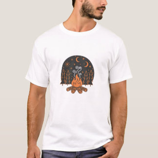 Campfire Nights Circle T-Shirt