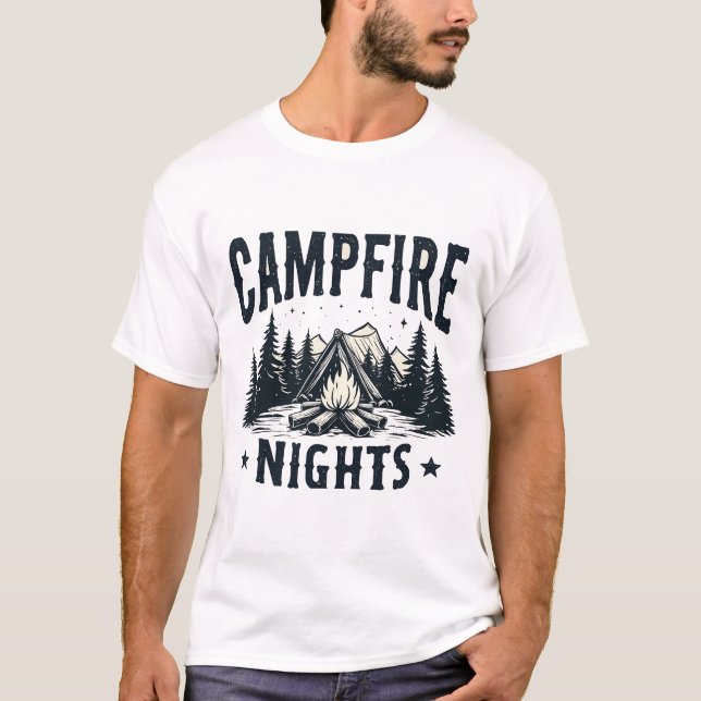 campfire nights T-Shirt (Front)