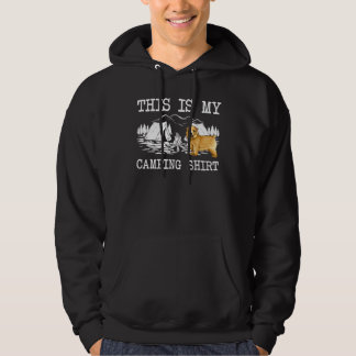 Campfire Norwich Terrier Dog This Is My Camping Hoodie