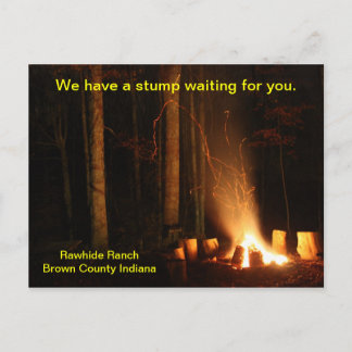 Campfire Postcard