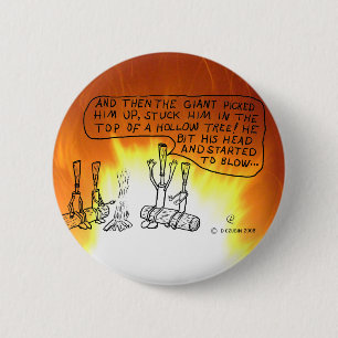 Campfire Reeds 2 Inch Round Button