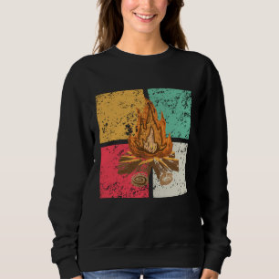 Campfire Retro Vintage Sweatshirt