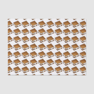 Campfire Smore S'mores Marshmallows Tissue Paper