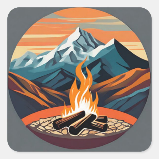 Campfire sticker (Front)