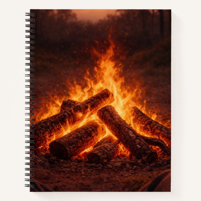 Campfire Thoughts | Fireside Notebook (Front)