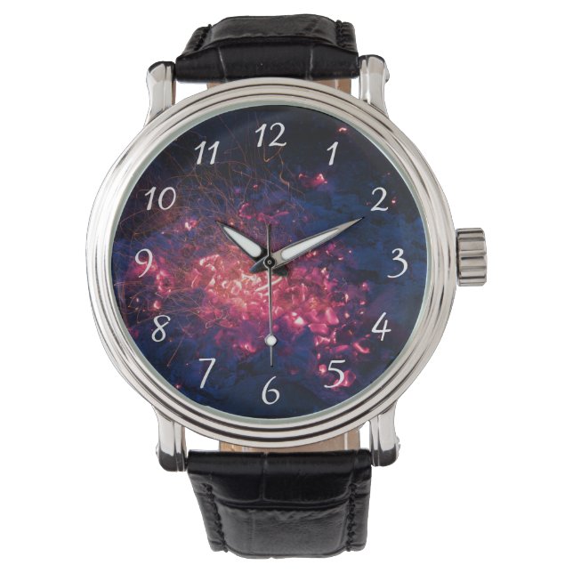 Campfire with Burning Embers Watch (Front)