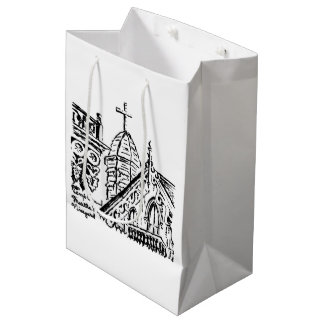 Campground Motif by Babbie - Martha's Vineyard Medium Gift Bag