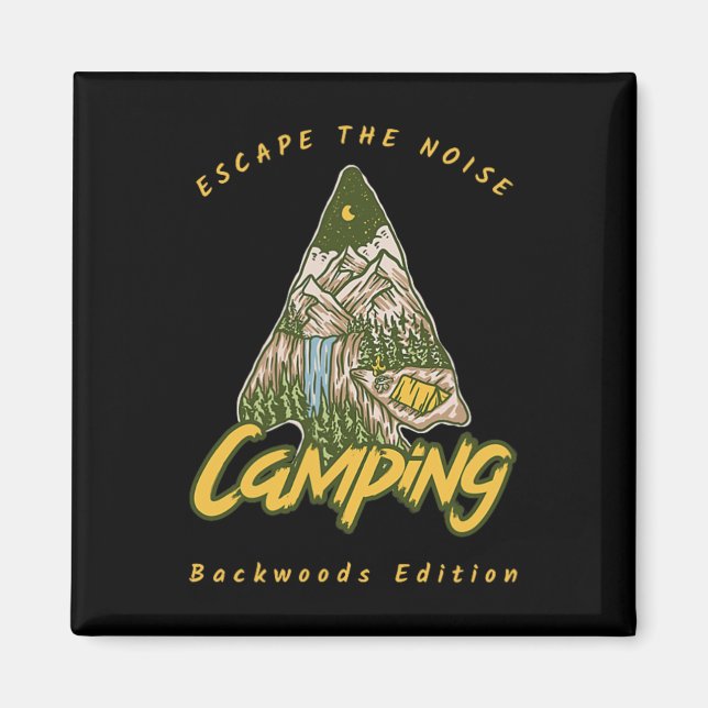 Camping 1  magnet (Front)