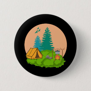 camping 2 inch round button