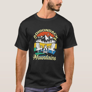 Camping Adirondack Mountain Hiking US Park Outdoor T-Shirt