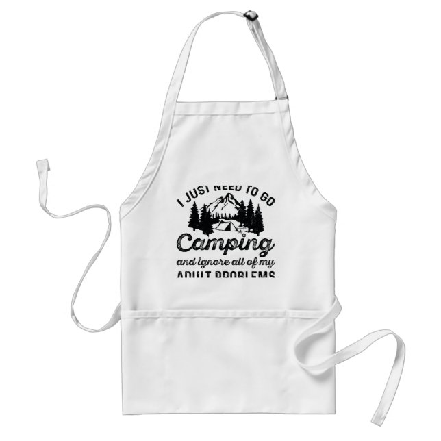 Camping Adult Problems Standard Apron (Front)