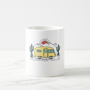 Camping adventure coffee mug