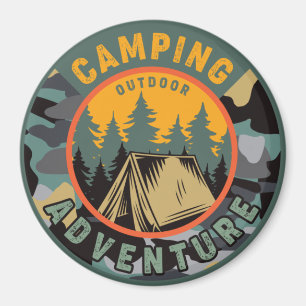 Camping Adventure Magnet