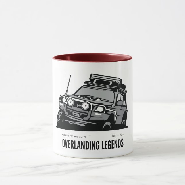 Camping Adventure | Nissan Patrol 4x4  Mug (Center)
