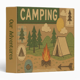 Camping Adventure Scrapbook Binder