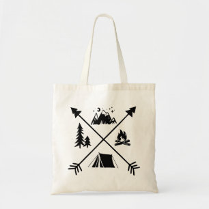 Camping Adventure Tote Bag