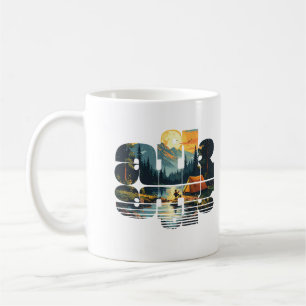 Camping afk coffee mug