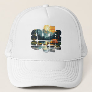 Camping afk trucker hat