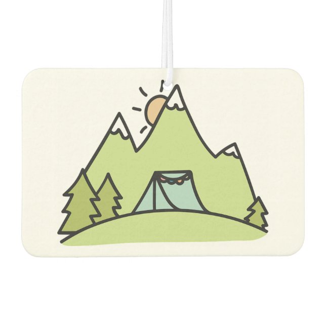 Camping Air Freshener (Front)