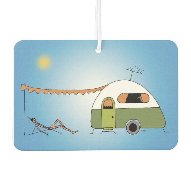 Camping Air Freshener (Front)