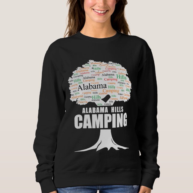 Camping Alabama Hills Camping Sweatshirt (Front)