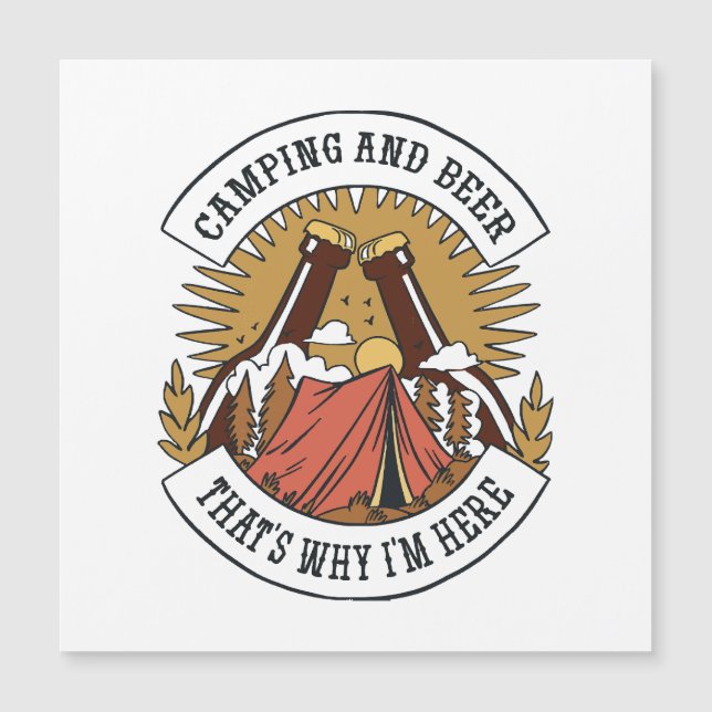 Camping and Beer (Front)