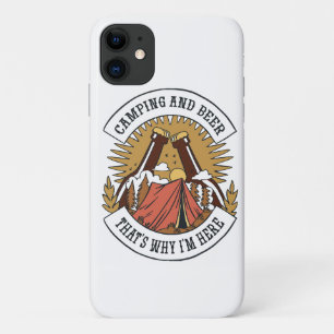 Camping and Beer iPhone 11 Case