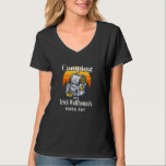 Camping And Irish Wolfhounds Kinda Day Hunting Dog T-Shirt<br><div class="desc">Camping And Irish Wolfhounds Kinda Day Hunting Dog Camper</div>
