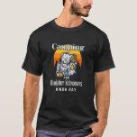 Camping And Miniature Schnauzers Kinda Day Mini Sc T-Shirt<br><div class="desc">Camping And Miniature Schnauzers Kinda Day Mini Schnauzer</div>