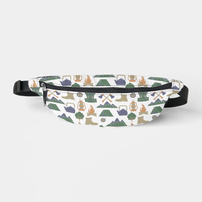 Camping and Outdoor Gear Campers Patterned Fanny Pack (Front)