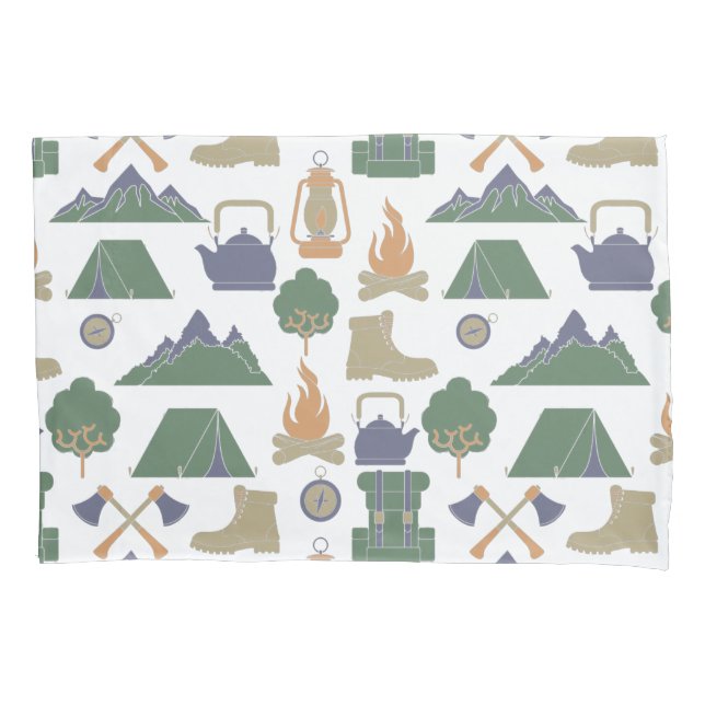 Camping and Outdoor Gear Campers Patterned Pillowcase (Front)