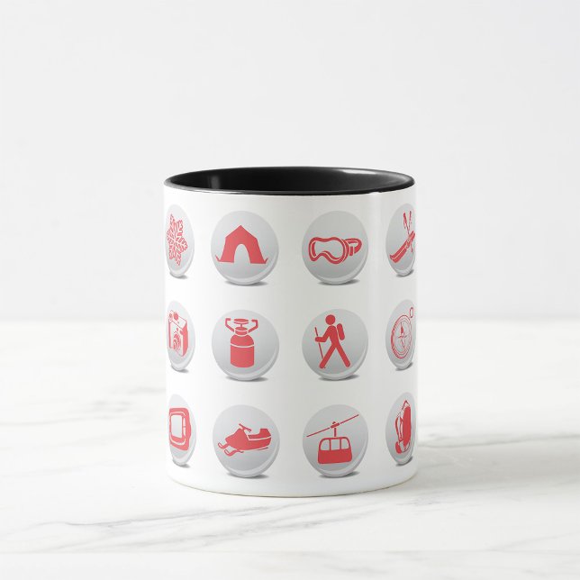 Camping And Skiing Mug (Creator Uploaded)