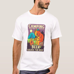 Camping Beer Bear T-Shirt