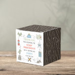 Camping Birthday Party Thank You Favor Box<br><div class="desc">Say thank you in style with these trendy birthday party favour boxes. This design is easy to personalize with your special thank you wording and your guests will be thrilled when they receive these fabulous favour boxes. Matching party items can be found in the collection.</div>