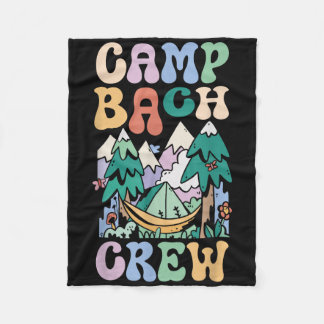 Camping Bridal Party Camp Bachelorette Camp Bach C Fleece Blanket