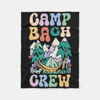 Camping Bridal Party Camp Bachelorette Camp Bach C Fleece Blanket