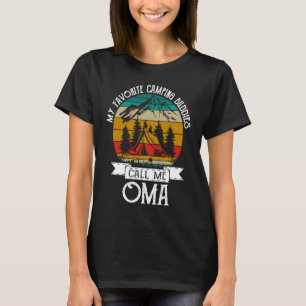 Camping Buddies Call Me Camping Oma Camper T-Shirt
