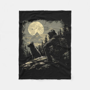 Camping Bushcraft Survival Gifts Women Men Uni-adu Fleece Blanket