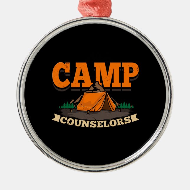 Camping - Camp Counsellor Metal Ornament (Front)