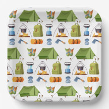 Camping Camp Tent Birthday Party