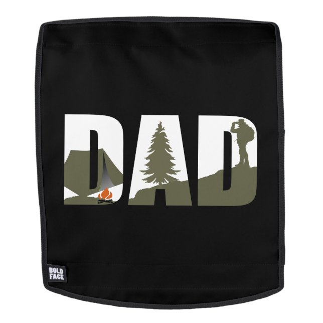 Camping camper and hiking hiker dad backpack (Removable Face)