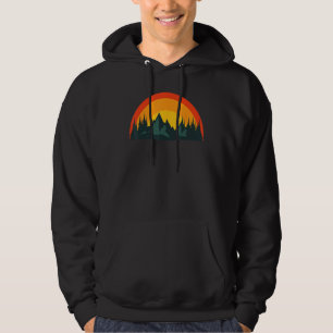 Camping Camper Outdoors fishing hiking wilderness Hoodie
