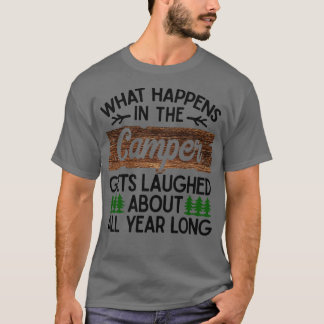 Camping Camper Vacation Motorhome Adventure Gift 3 T-Shirt