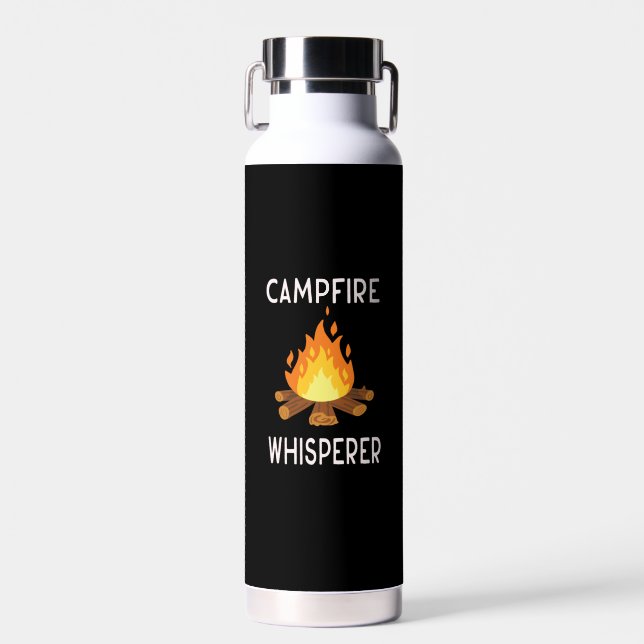 Camping - Campfire Whisperer  Water Bottle (Front)