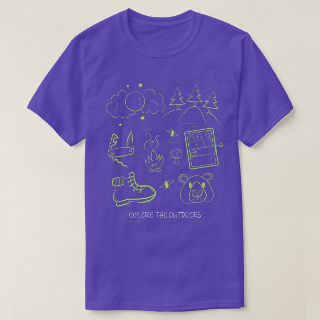 Camping Camping Accessories 2 T-Shirt (Design Front)