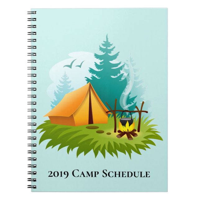 Camping Camping Carnet de tir à la spirale (Devant)