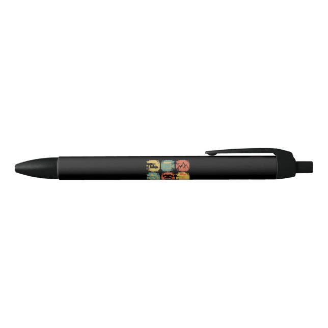 Camping - Camping Stuff Black Ink Pen (Top)