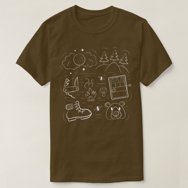 Camping Camping Stuff T-Shirt (Design Front)